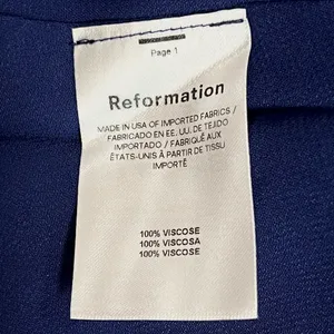 Reformation Twilight Dress in Danube, Size 4, NWT thumbnail 13