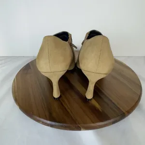 Chinese Laundry Boots Womens 7.5 Heels Bootie Suede Tan thumbnail 3