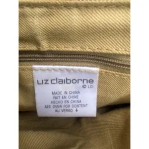 Liz Claiborne Vintage Crossbody Bag With Mostly Vintage Brooches thumbnail 4