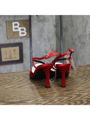 A New Day Rosemary Heels with Memory Foam Insole 94646856 Red 7.5M thumbnail 4