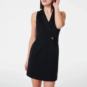 NWT Spanx The Perfect Vest Dress in Classic Black Size Small Classic Career New thumbnail 4