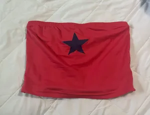 Star Crop Top Red thumbnail 1