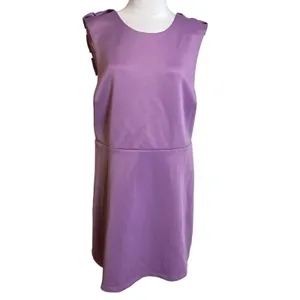 NWT ASOS Bow Strap Back A Line‎ Mini Dress lilac Sz 14 thumbnail 8