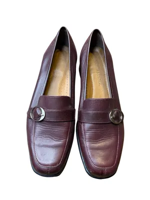 ✨ Naturalizer Flex Womens Size‎ 7.5 Narrow Leather Loafers Comfort Work Shoes ✨ thumbnail 2