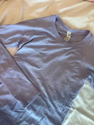 Light Purple Lululemon Swiftly Tech Long Sleeve Shirt thumbnail 2
