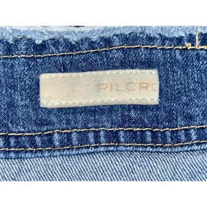 PILCRO Anthropologie Blue Denim Distressed Wide Leg Flare Jeans Womens Size 31 thumbnail 5