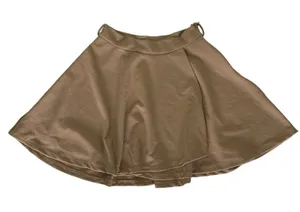 Princess‎ Polly Skirt 4 Tan Flare Pull On Y2K Trendy Preppy Cottagecore Retro thumbnail 1
