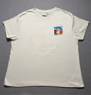 Skinnydip London Women’s XXL Anime Graphic T-Shirt Cream Girl of Your Dreams thumbnail 1