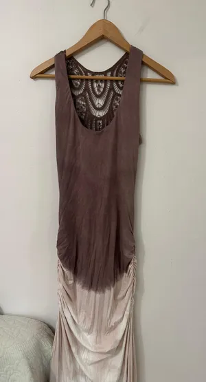 Anthropologie Crochet Backless Maxi Dress thumbnail 2