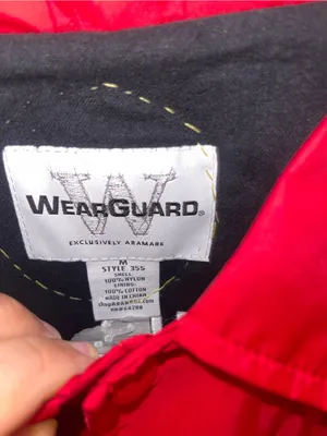 Wearguard U.S. Coast Guard Red Men’s Lightweight Coach Jacket - Size Medium thumbnail 3