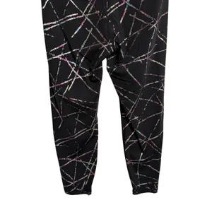 Zyia Active Black Geometric Print Leggings Women Size 12 High‎ Waisted thumbnail 5