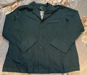 SKIMS LIMITED EDITION SPA BUTTON UP SLEEP TOP ‘PINE’ thumbnail 1