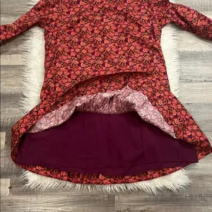 NWT Free People ‘The Avenue’ floral stretch cotton scoop back mini dress XL thumbnail 4