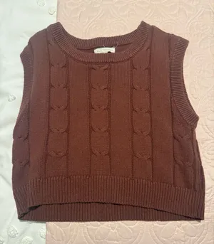 PacSun Sweater Vest Brown thumbnail 1