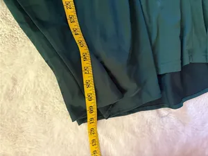Lulus Signature Elegance Emerald Satin One-Shoulder Maxi Dress Size Large Formal thumbnail 9