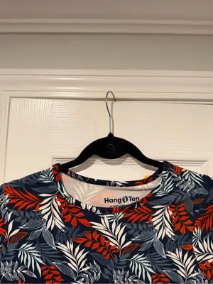 NWT Hang Ten Size S UPF 50+ Tropical Floral Long Sleeve Rash Guard Swim Shirt thumbnail 2