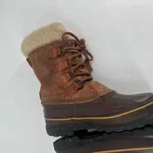 Sorel Women’s Alpine Waterproof Sherpa Lined leather Boots size 7 Duck‎ Caribou thumbnail 5