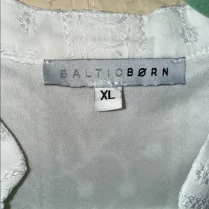 Baltic Born White Embroidered Midi Dress thumbnail 3