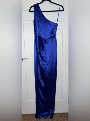 Sau Lee x Revolve One Shoulder Preston Dress - Egyptian Blue thumbnail 2