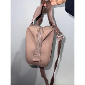 Dagne Dover Small Landon Carryall Duffle Bag in Dune 8x7" 1‎ thumbnail 4