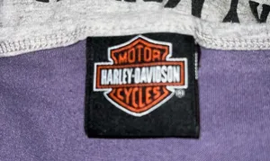 Harley Davidson cute gray tee with purple design! thumbnail 7