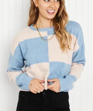 HYFVE Sweater Cropped Colorblock Medium  thumbnail 1