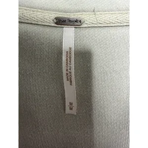 Free People Ruby Jacket Stone‎ Women's Size Medium thumbnail 11