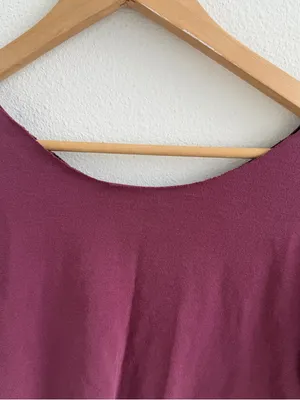 Minnesota Golden Gophers off-the-shoulder burgundy hockey tee thumbnail 9