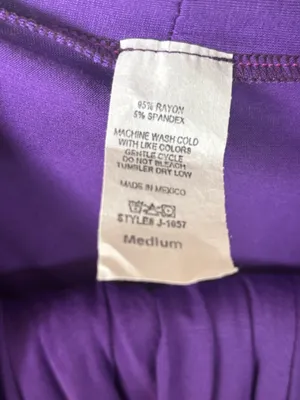 Purple Cotton Duster Size M thumbnail 3