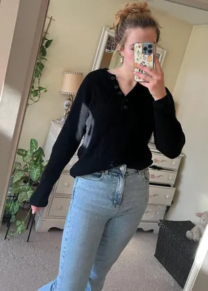 Aerie Henley Sweater thumbnail 4