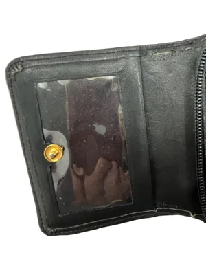 Black Leather Crossbody Bag With Adjustable Strap & Multiple Pockets 39I Size 8 thumbnail 11