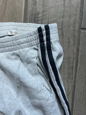 Brandy Melville Light Gray Joggers with Black Side Stripes thumbnail 3