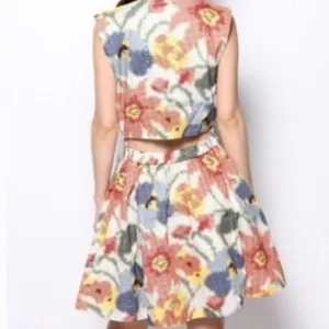NWT Kate Spade Saturday Photo Floral Open Back A-line Mini Dress Women’s Medium​ thumbnail 16