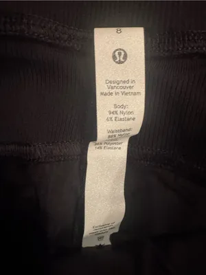 Lululemon Black Dance Studio Mid-Rise Joggers - Size 8 NWOT thumbnail 3