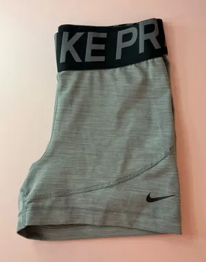 Nike Pros Grey Spandex Shorts thumbnail 1