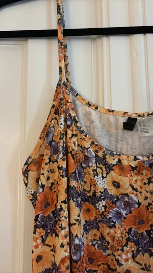 Divided Floral Dress thumbnail 3