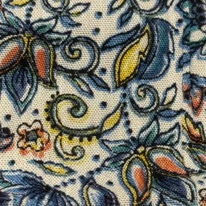 Angie Boho Floral Smocked Jumpsuit - Wide Leg, Junior Size Large thumbnail 5