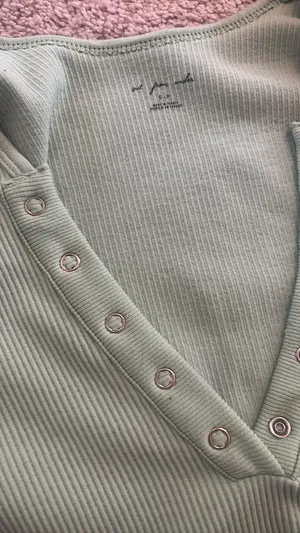 Urban Outfitters Green Long Sleeve Top thumbnail 4