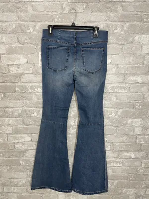 Free People Penny Pull-On Flare Jeans thumbnail 5