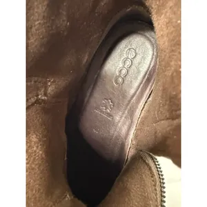 Ecco Sartorelle 25 Mid Ankle Boot Cognac Brown Leather Women Sz 40/9-9.5 Comfort thumbnail 14