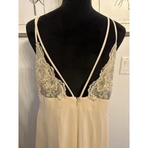 Azazie "Thana" Dress Champagne~Bridesmaid Formal Event Prom Wedding Size A16 NEW thumbnail 5