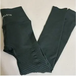 NWOT Alphalete Dark Forest Green Halo Athletic Contour Leggings in Urban Chic XS thumbnail 7