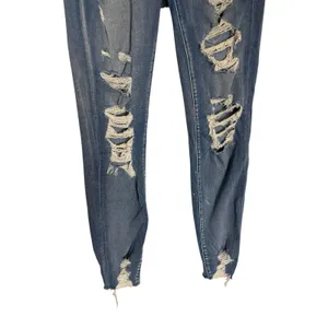 American Eagle Super Stretch Mid Rise Distressed Ripped Skinny Jeans Size 8 thumbnail 3