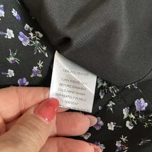 White Fox Marina Mini Dress Black Floral thumbnail 11