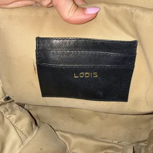 Lodis Backpack Women Medium Black Good Leather Zippered Minimalist Bag‎ thumbnail 4