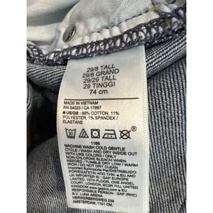Gap 90s Straight High Rise‎ Jeans 29/8 Tall Medium Wash Blue Denim NWT thumbnail 8
