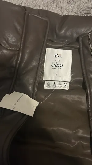 Abercrombie Brown Vegan Leather Vest thumbnail 2