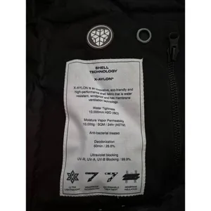 NWT Black Premium Down Filled Parka Coat Jacket XXS WhiteSky thumbnail 14