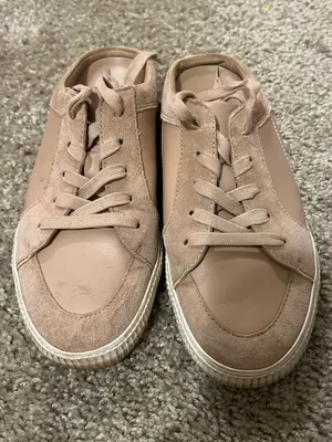 Vince Kess Backless leather and suede sneaker‎ 7 thumbnail 4