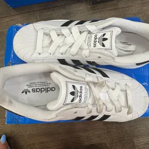 adidas Superstar II Athletic Shoe - Cloud White / Core Black / Cloud White thumbnail 6